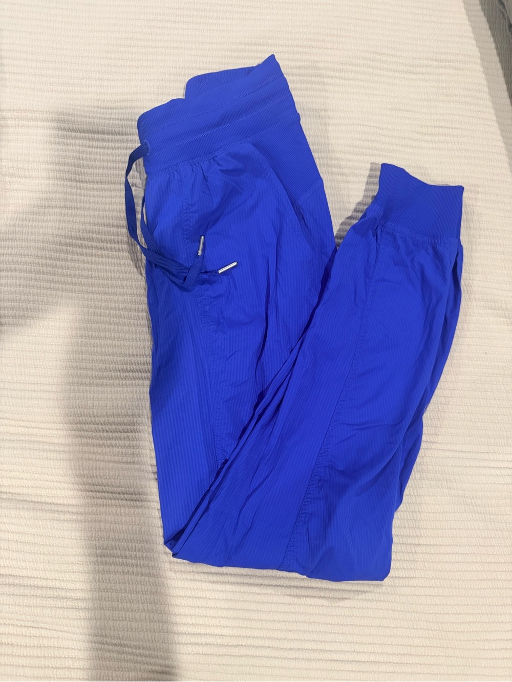 lululemon athletica Royal Blue womens Jogger Pants size 4 mid rise dance